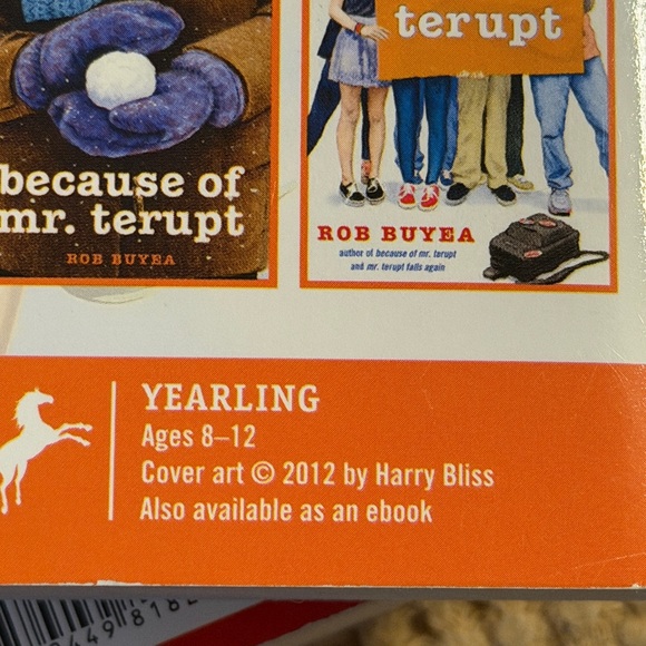 Saving Mr. Terupt & Mr. Terupt Falls Again Paperback Books - Red, White - Picture 3 of 4